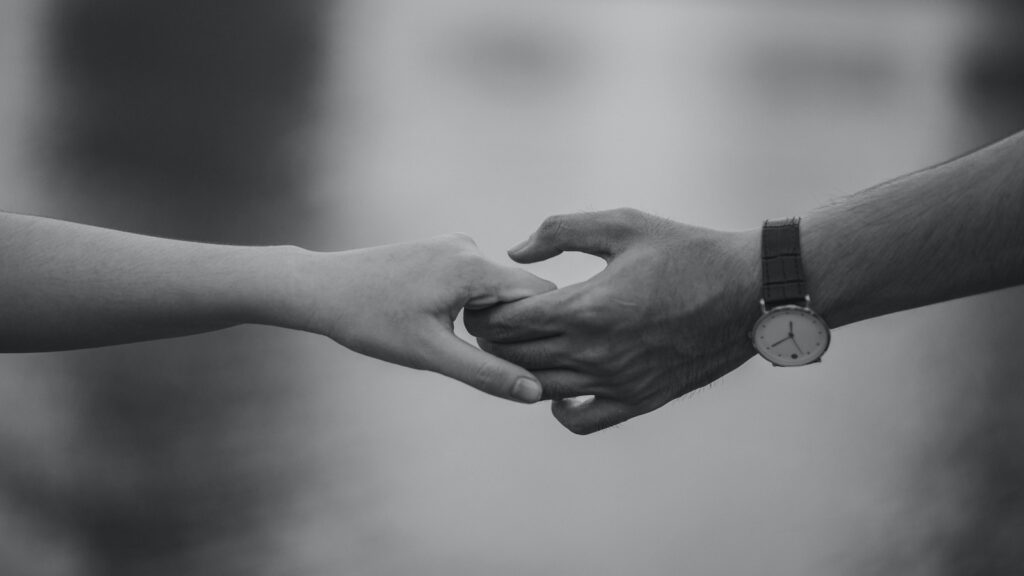 Monochrome Photo of Couple Holding Hands-toxic relationships