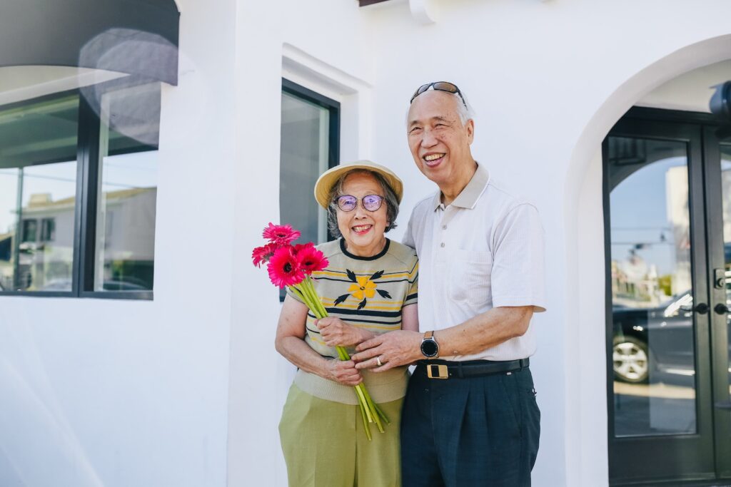 Portrait Of A Happy Elderly Couple-spark in your relationship