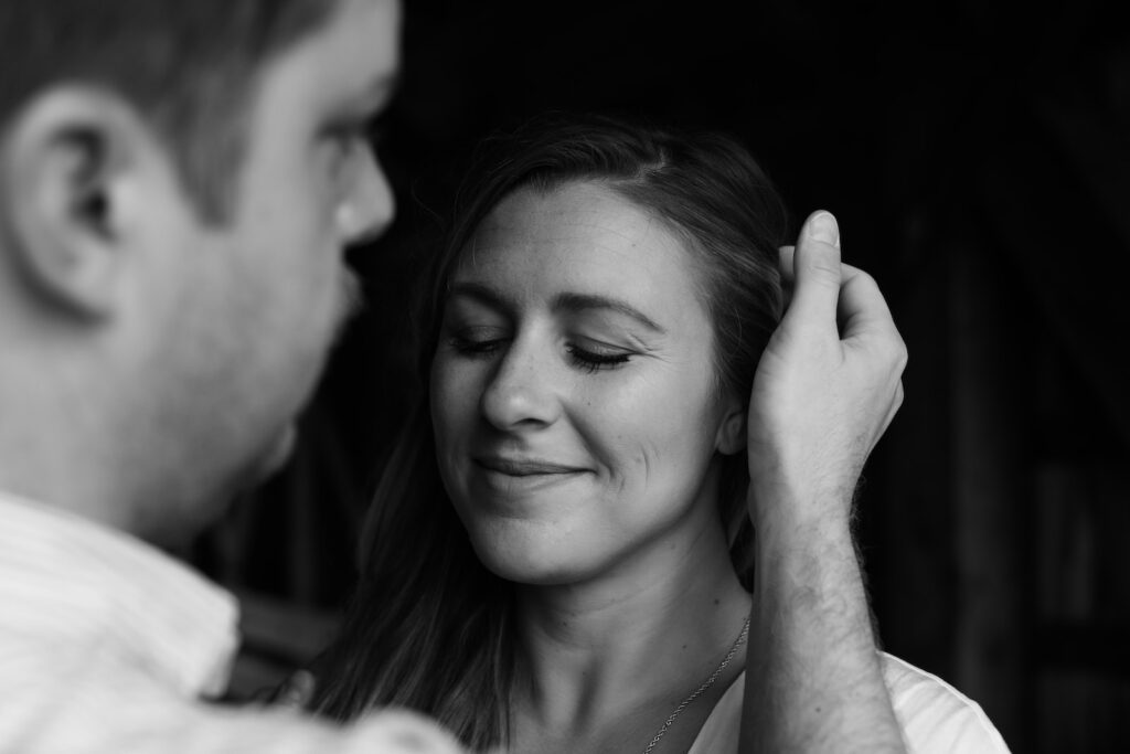 grayscale photo of woman smiling-Building Trust in a New Relationship
