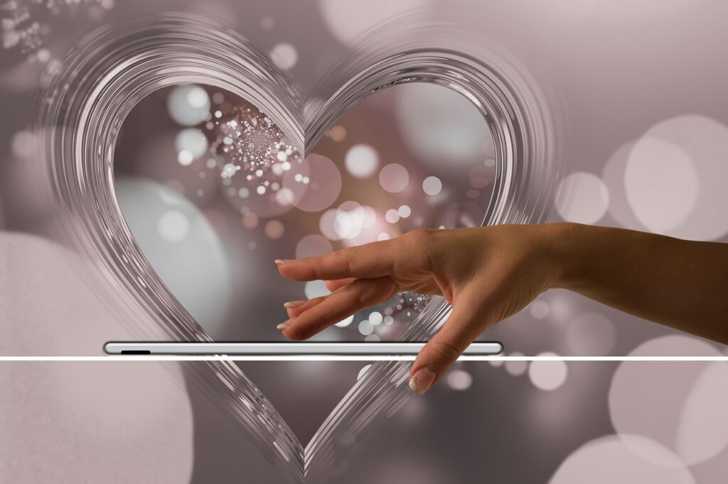 heart, love, online date Online Dating