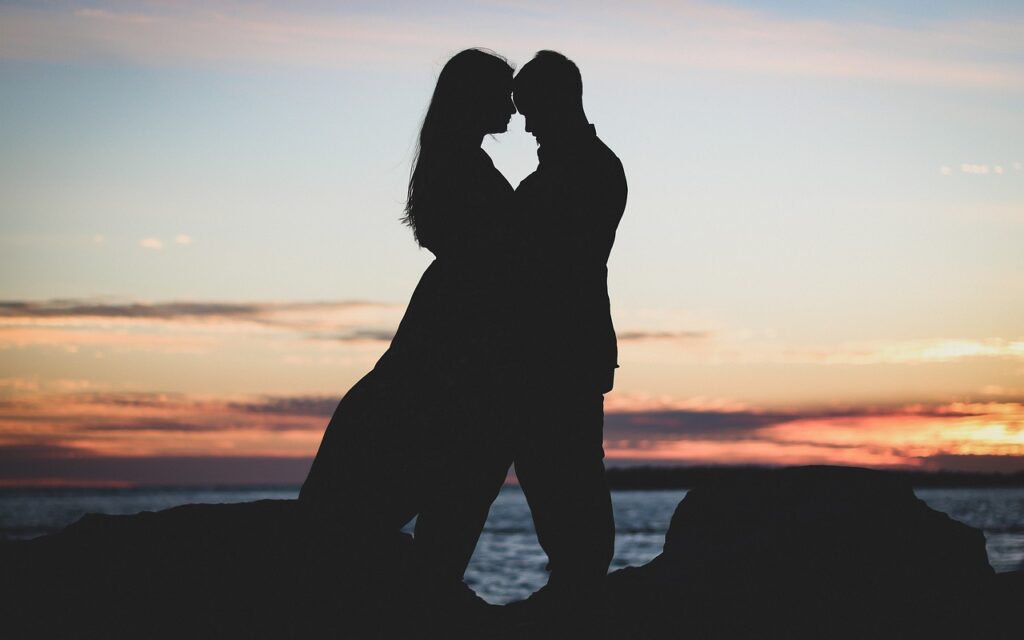 couple, beach, sunset-Healthy and Satisfying Relationship