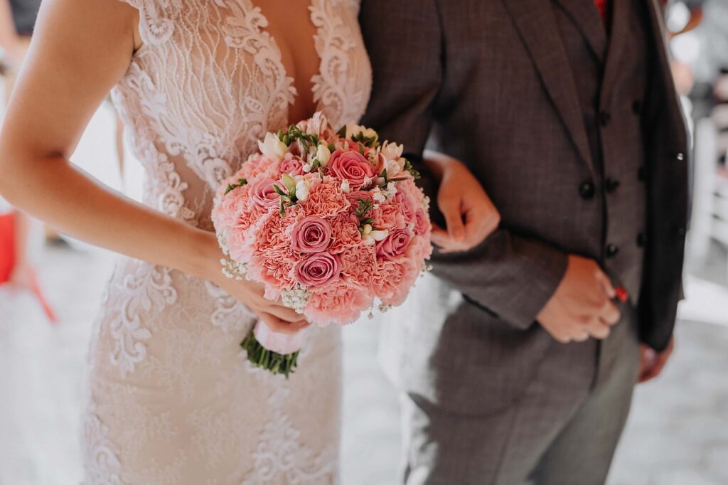 wedding, couple, bouquet-Why Marriage is Important in a Woman's Life