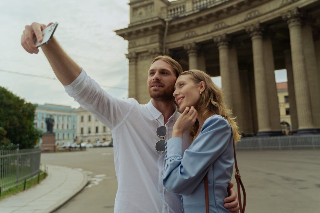 Man and Woman Taking Photo-Supporting Your Spouse
